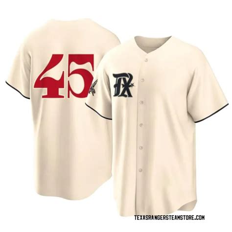 Youth Texas Rangers Nike Cream 2023 City Connect Replica Jersey